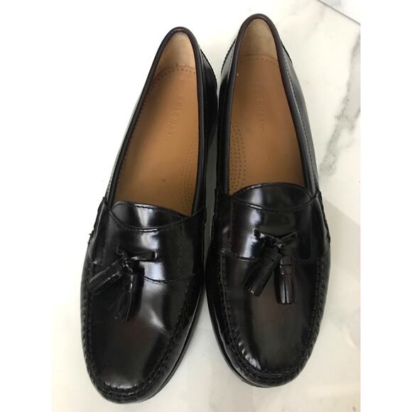 Cole Haan Mens Pinch Tassel Leather Loafers 12 Burgundy main image 7